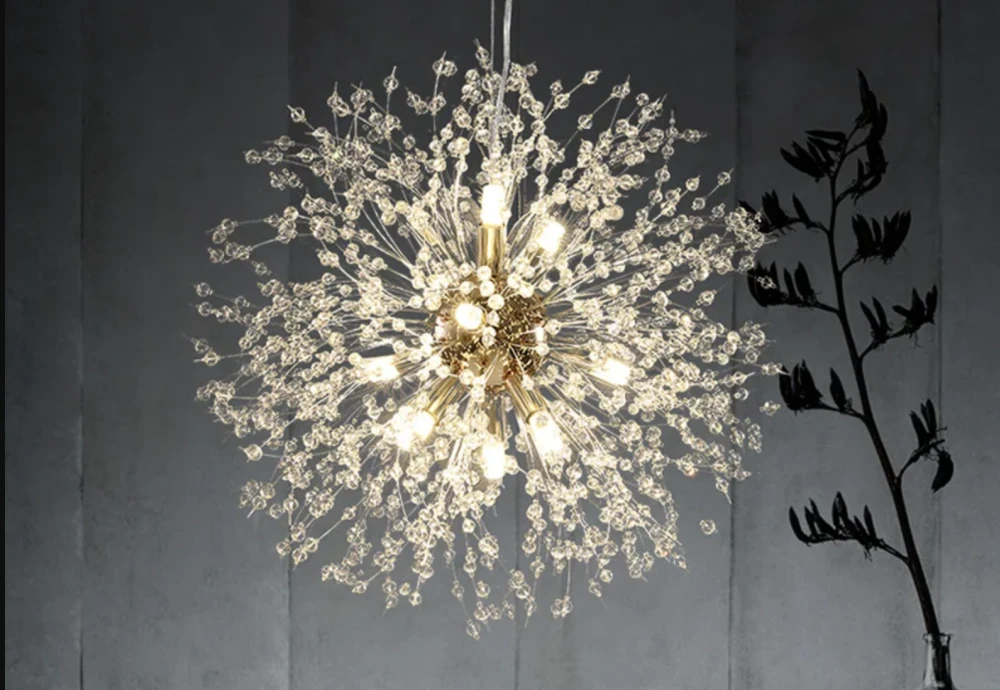 gold chandelier with crystals